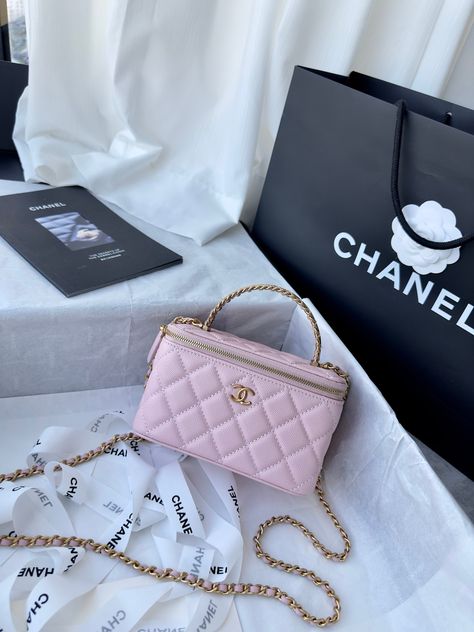 Sac Chanel Sac Chanel Vanity Rose Clair