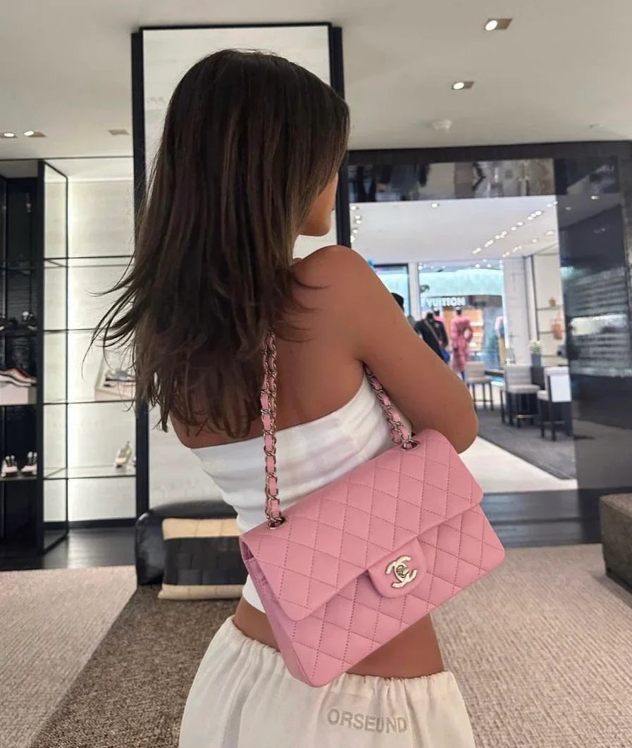 Sac Chanel Sac Chanel Timeless Rose Clair