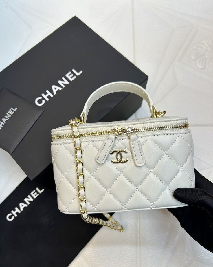 Sac Chanel Sac Chanel Vanity Blanc