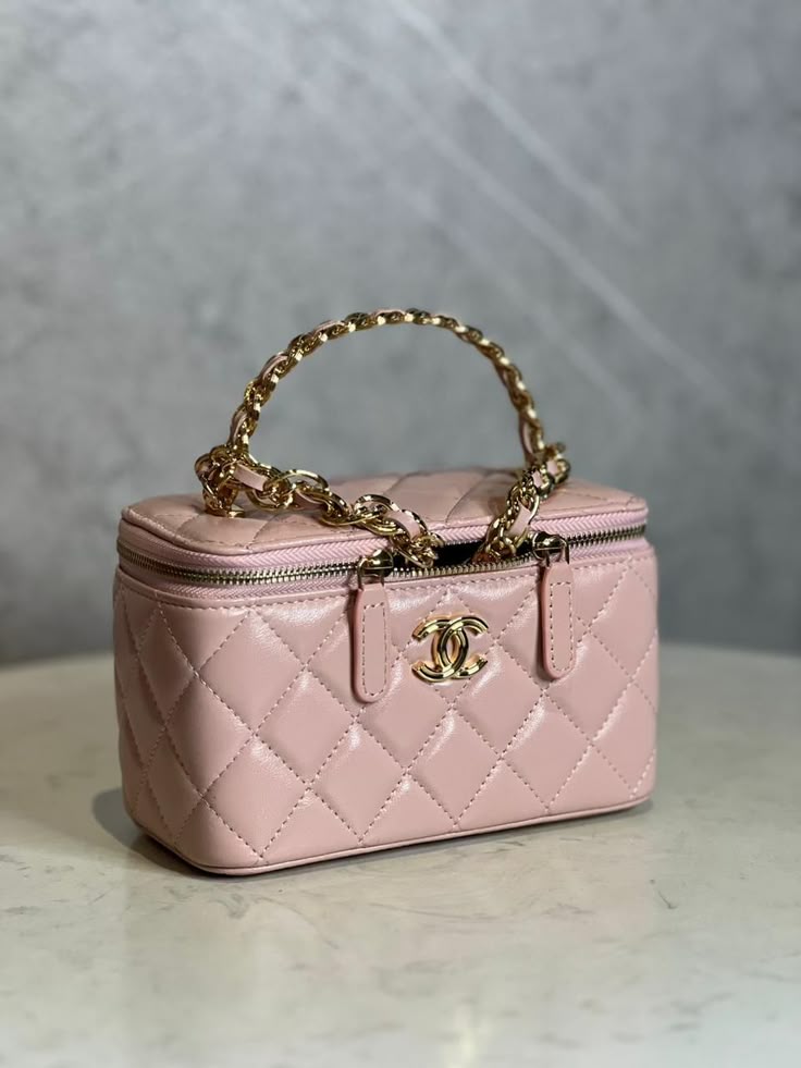 Sac Chanel Sac Chanel Vanity Rose Clair