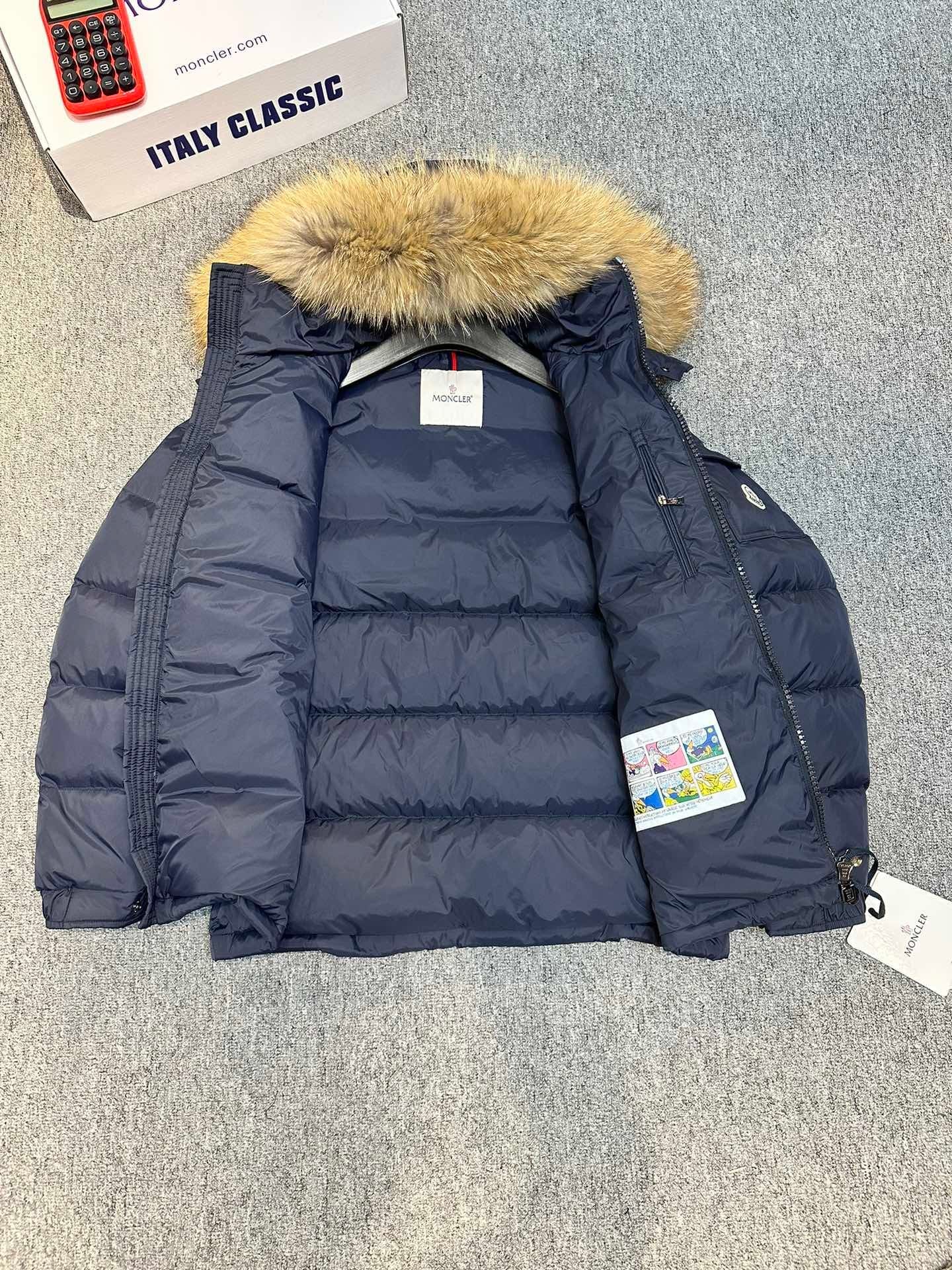 Doudoune Moncler Mayaf Bleu Marine