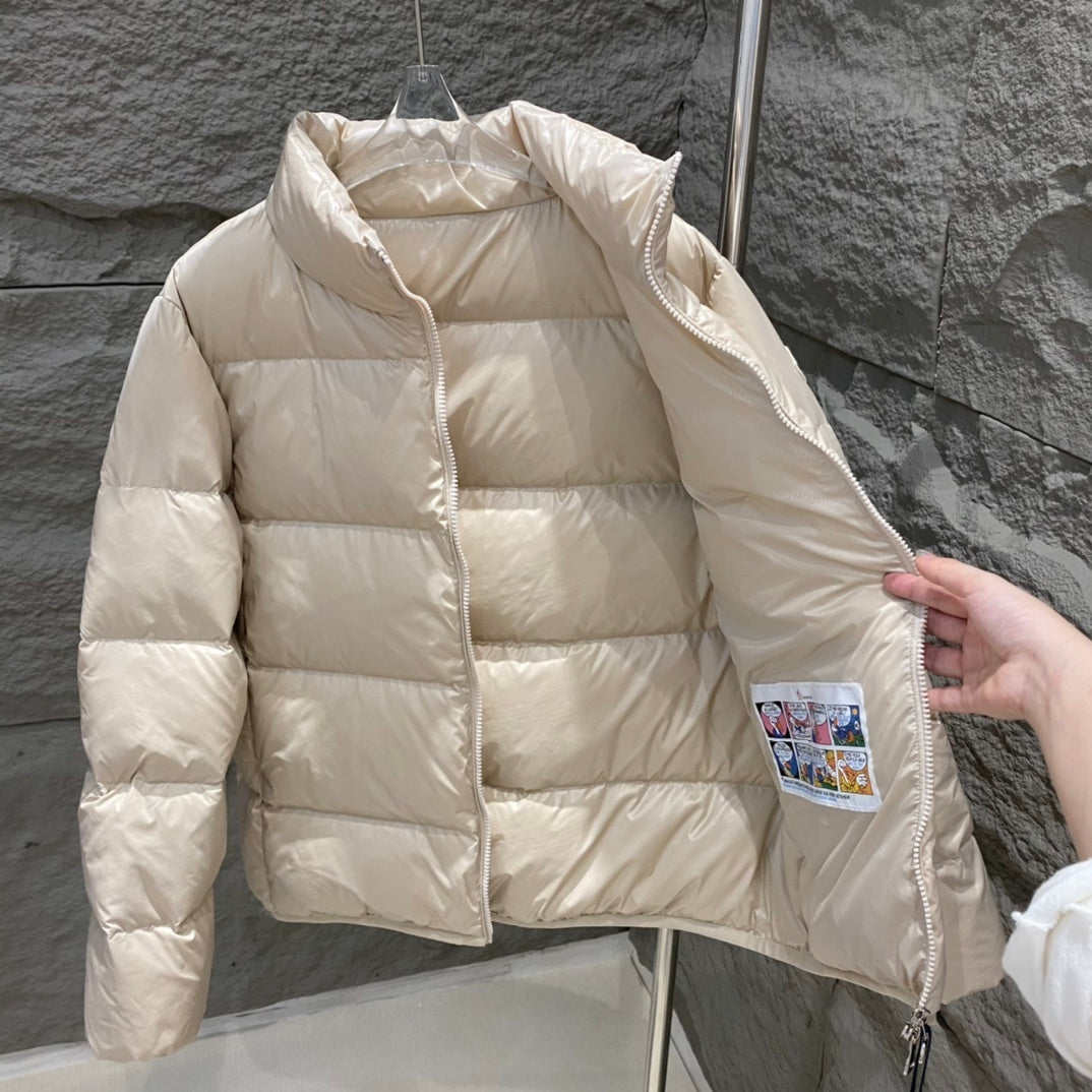 Doudoune Moncler Abbadia Beige