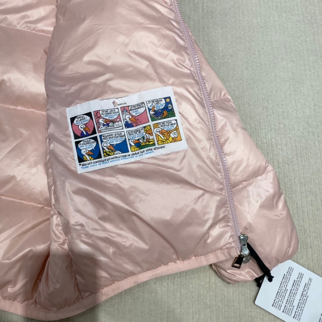 Doudoune Moncler Abbadia Rose