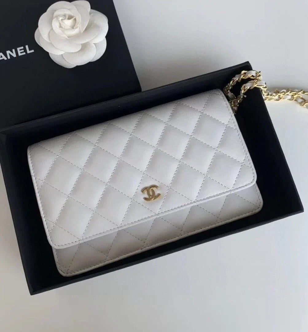 Sac Chanel Wallet On Chain Blanc