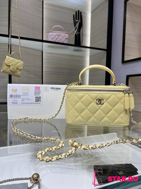 Sac Chanel Sac Chanel Vanity Jaune