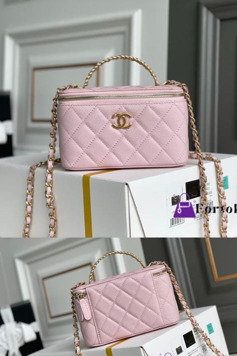 Sac Chanel Sac Chanel Vanity Rose Clair