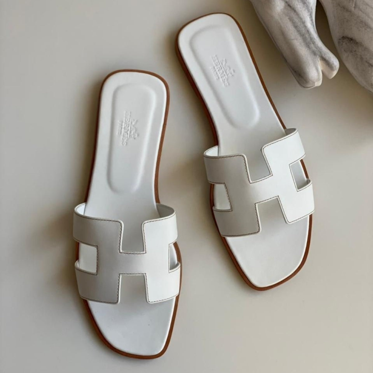 Claquettes Oran Blanche