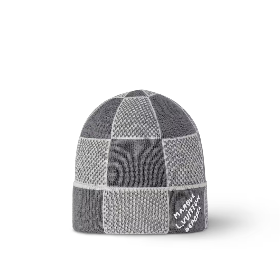 Bonnet LV Damier Heritage Gris