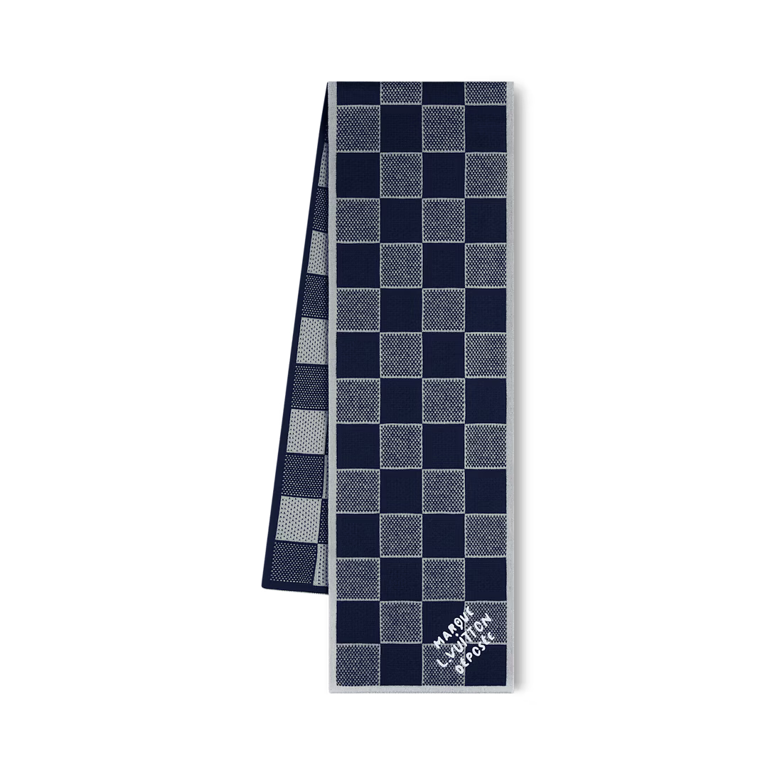 Bonnet LV Damier Heritage Bleu